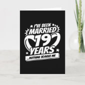 Verheiratet 19 Jahre Witziger 19. Hochzeitstag Karte (Vorderseite)