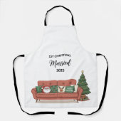 verheiratet 2025 | Niedliche gemütliche Couch fris Schürze (Vorderseite)