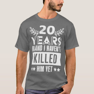 Verheiratet 20 Jahre 20. Hochzeitstag T-Shirt