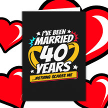 Verheiratet 40 Jahre Witziger 40. Hochzeitstag