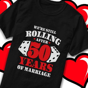 Verheiratet 50 Jahre lustiges 50-jähriges Jubiläum T-Shirt