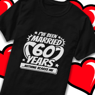 Verheiratet 60 Jahre Lustig 60. Hochzeitstag T-Shirt