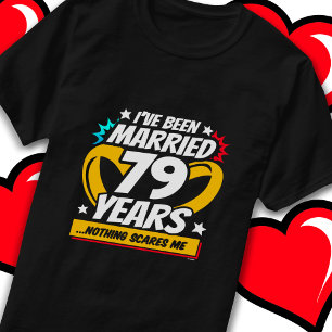 Verheiratet 79 Jahre Funny 79. Wedding Jubiläum T-Shirt