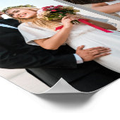 VERHEIRATET 7 Bild Grau und Weiß FotoCollage Poster (Ecke)