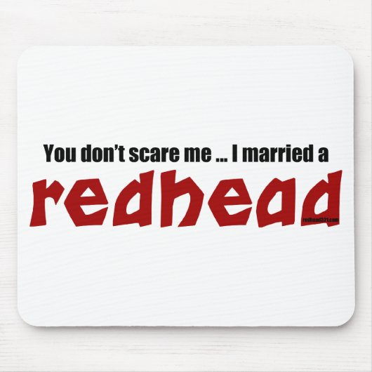 Verheiratet ein Redhead Mousepad (Vorne)