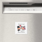 Verheiratet endlich Cartoon Magnet (In Situ (Geschirrspüler))