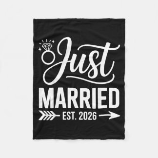 Verheiratet Est 2026 Hochzeit Ehefrau Herr Frau Br Fleecedecke