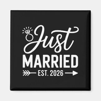 Verheiratet Est 2026 Hochzeit Ehefrau Herr Frau Br Magnet