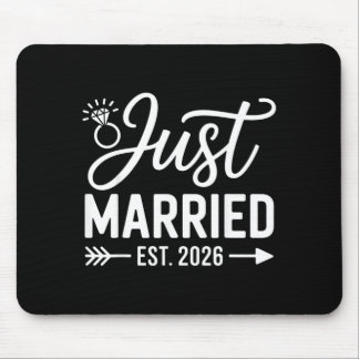 Verheiratet Est 2026 Hochzeit Ehefrau Herr Frau Br Mousepad