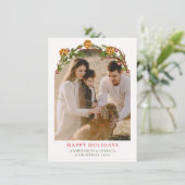 Verheiratet & Frohe Weihnachten Foto Weihnachten (Stehend Vorderseite)