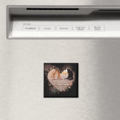 Verheiratet & Fröhlich Roségold Funkelnde Lichter  Magnet (In Situ (Geschirrspüler))