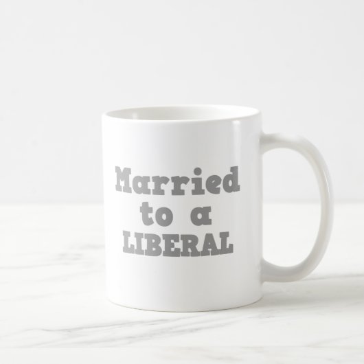 VERHEIRATET FÜR EIN LIBERAL KAFFEETASSE (Rechts)