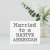 VERHEIRATET FÜR EINEN AMERIKANISCHEN POSTKARTE (Stehend Vorderseite)