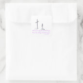 verheiratet für Sie Quadratischer Aufkleber (Tasche)