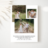 Verheiratet & hell Neuvermählte Weihnachtsfotokart Feiertagskarte