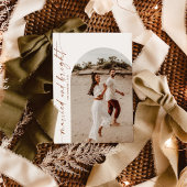 Verheiratet & hell Weihnachtskarte Foto Einladung