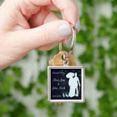 Verheiratet heute bewahre schlüsselanhänger (Hand)