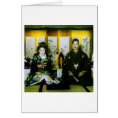 Verheiratet in altem Japan die glücklichen Paare (Vorne)