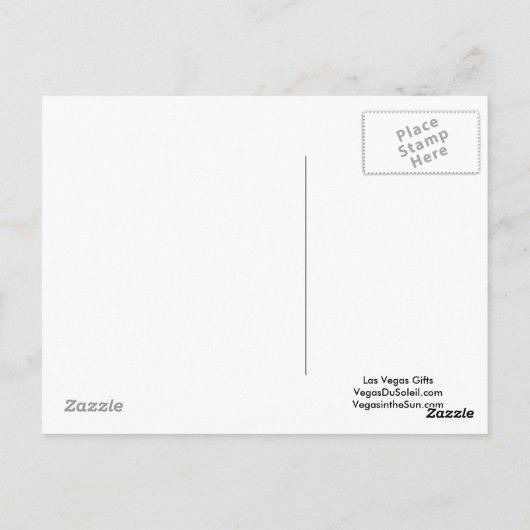 VERHEIRATET in der Fabulous Las Vegas Postkarte (Rückseite)