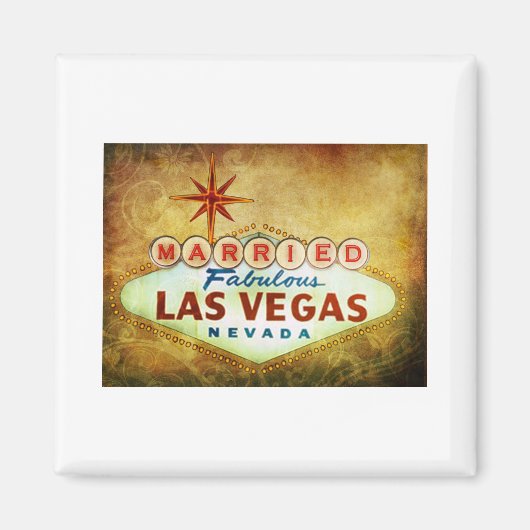 Verheiratet in Fabulous LAS VEGAS Magnet (Vorne)