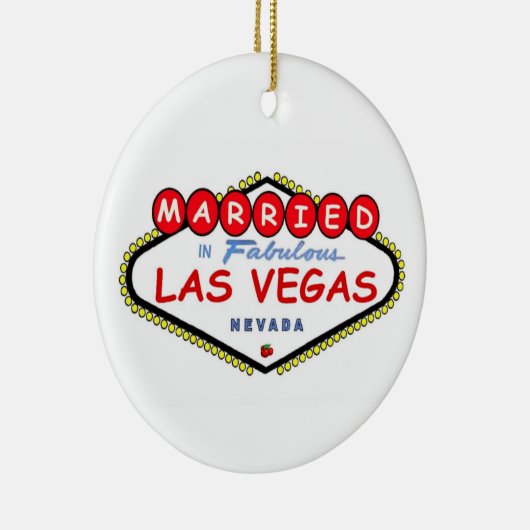 VERHEIRATET in Fabulous Las Vegas Ornament (Rechts)