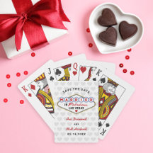 Verheiratet in Fabulous Vegas Wedding Save the Dat