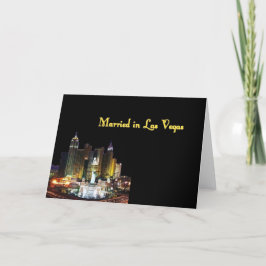 Verheiratet in Las Vegas Card Karte