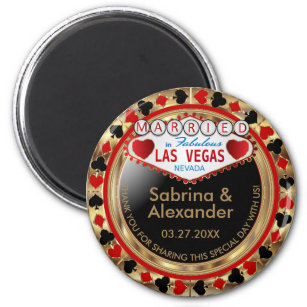 Verheiratet in Las Vegas - Danke - Red Magnet