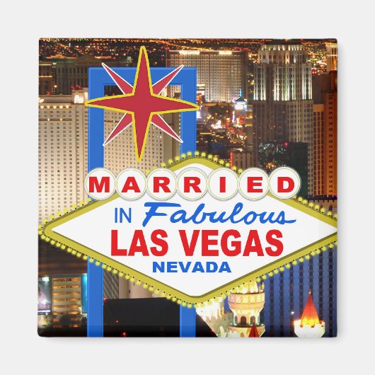 Verheiratet in Las Vegas Magnet (Vorne)