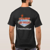 Verheiratet in Las Vegas Trauzeuge T - Shirt (Rückseite)