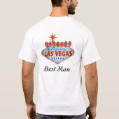 Verheiratet in Las Vegas Trauzeugen Shirt (Rückseite)
