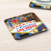 Verheiratet in LAS VEGAS-Untersetzer Getränkeuntersetzer (Linke Seite)