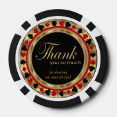 Verheiratet in Las Vegas - Vielen Dank Pokerchips (Rückseite)