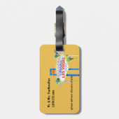 Verheiratet in Las- Vegasmitteilung Gepäckanhänger (Rückseite vertikal)