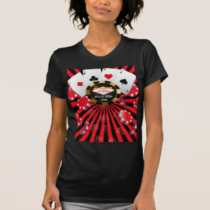 Verheiratet in Vegas Poker Chip T - Shirt