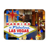 Verheiratet in Vegas Refridgerator Magnet (Horizontal)
