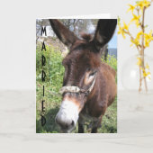 VERHEIRATET-JETZT HAST DU ES GETAN! KARTE (Gelbe Blume)