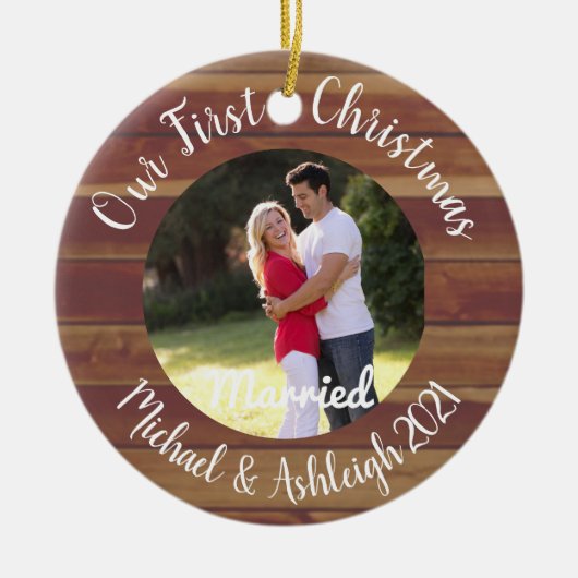 Verheiratet Keramik Ornament (Vorne)