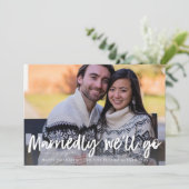 Verheiratet machen wir Urlaub Verlobung Foto (Stehend Vorderseite)