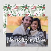 Verheiratet machen wir Urlaub Verlobung Foto (Vorne/Hinten)