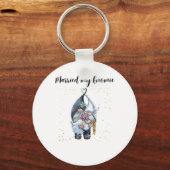 Verheiratet mein Gnomie Schlüsselanhänger (Vorderseite)