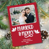 Verheiratet Merry 1. Weihnachten Neu verheiratetes