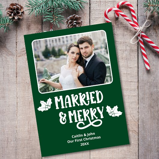 Verheiratet Merry 1. Weihnachten Neu verheiratetes