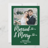 Verheiratet Merry 1. Weihnachten Neu verheiratetes (Vorderseite)