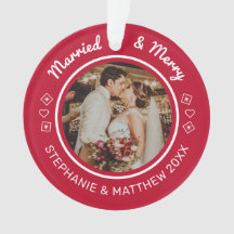 Verheiratet & Merry 2 Foto Modernes Rot