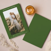 Verheiratet & Merry Einfache Minimalistische Weihn Dankeskarte