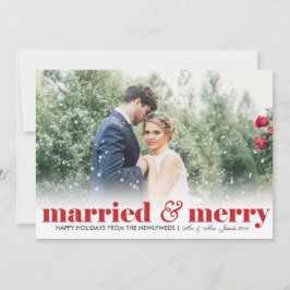 Verheiratet & Merry | Hochzeiten | Weihnachten Einladung