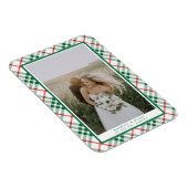 Verheiratet Merry Kariertes Weihnachten Neuvermähl Magnet (Rechte Seite)