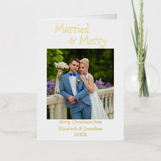 Verheiratet & Merry Minimalistisch frisch (Vorderseite)