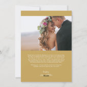 Verheiratet & Merry Multi-Foto Weihnachtskollektio Feiertagskarte (Rückseite)